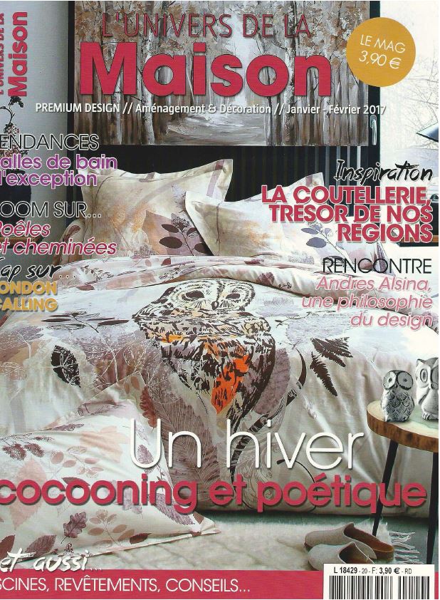 L´universe de la maison January and February 2017