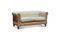 Miniaturansicht Chesterfield-Zweisitzer-Sofa aus Leinen und Baumwolle in Mandel Montaigu ohne jede Grenze
