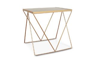 Bumcello goldener Beistelltisch