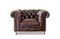 Miniaturansicht Chesterfield-Sessel aus braunem Leder Jahn ohne jede Grenze
