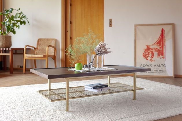 Walnuss-Couchtisch Neutra