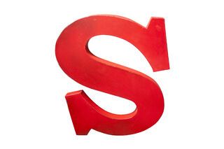 Deko-Buchstabe S