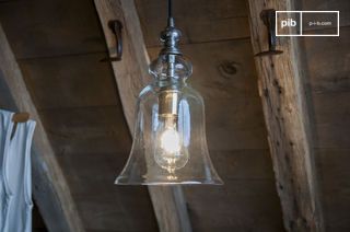 Glas-Hängelampe Sweet Bell
