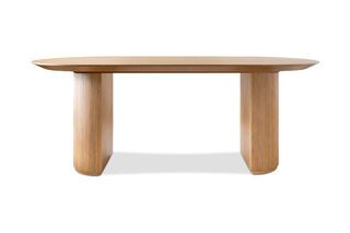 Großer Esstisch aus hellem Holz Solna