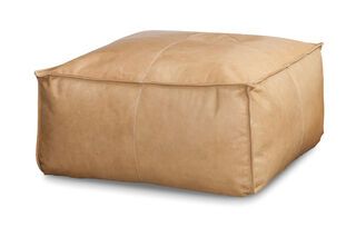Großer Marsliden Leder-Puff