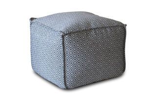 Großer schwarz-weißer Puff Cabourg