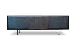 Großes schwarzes Hevaya Sideboard