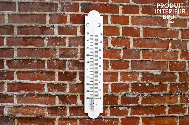 Großes Wandthermometer