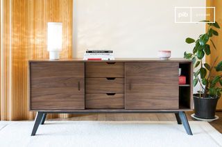 Hinda Sideboard aus Walnussholz