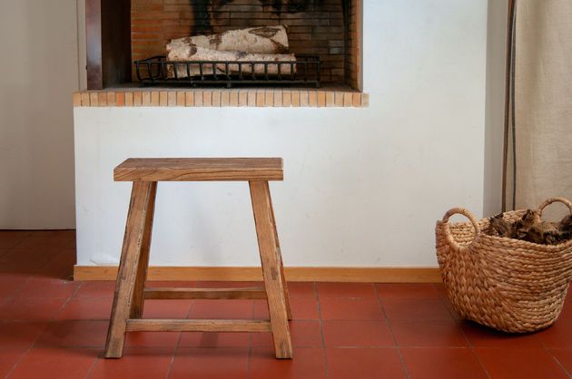 Massivholz-Hocker Vizzavona