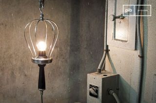 Metallfabrik-Arbeitslampe Lerwick