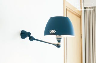 Jieldé Aicler Ozeanblaue Wandlampe