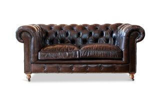 Ledersofa chesterfield Jahn