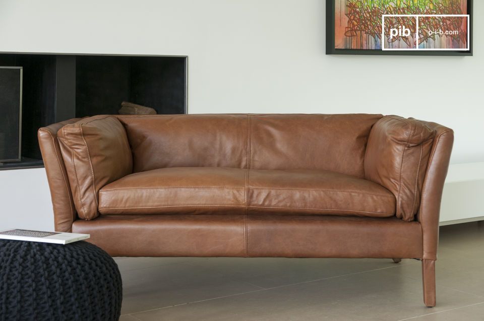 Ein einzigartiges Sofa mit skandinavischen Linien.