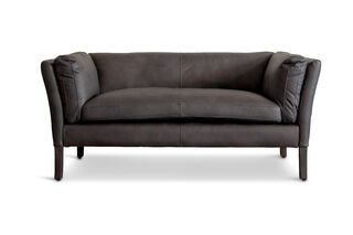 Ledersofa Hamar grau