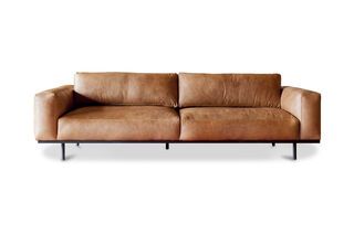 Mandel 3-Sitzer Sofa braun