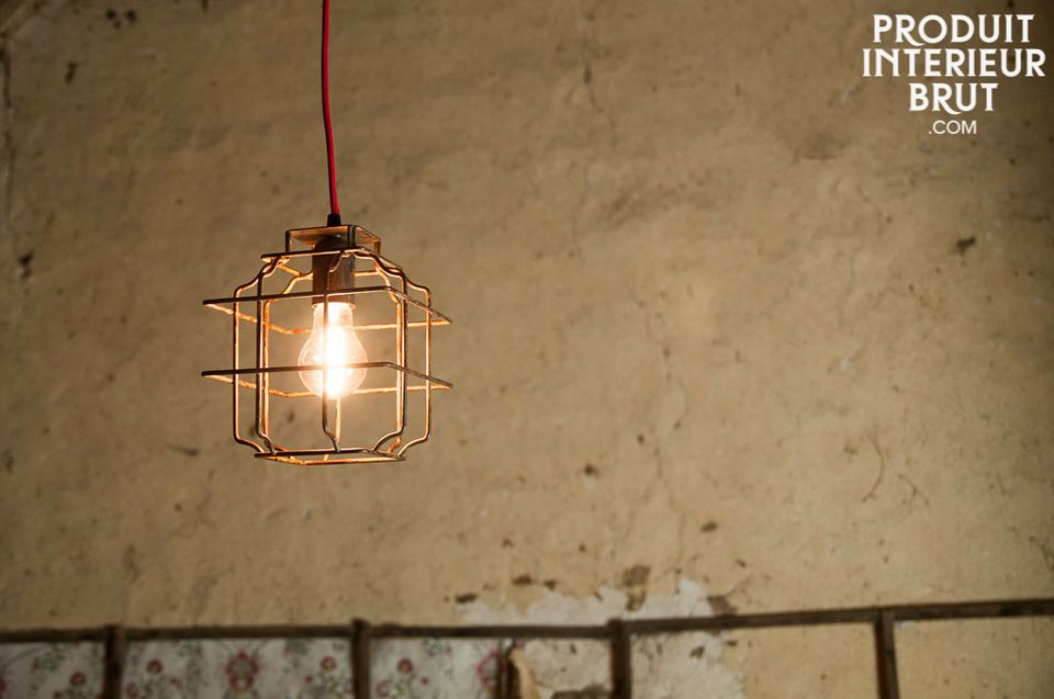 Im resoluten Industrial-Look ist die Hängeleuchte Draxt ein ausgesprochen originelles und stylishes