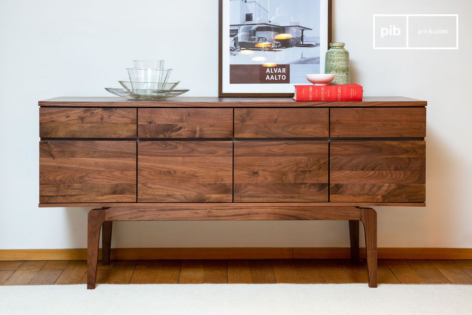 Walnuss-Sideboard Neliö