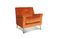 Miniaturansicht Oranger Samt-Sessel Elbrouz ohne jede Grenze