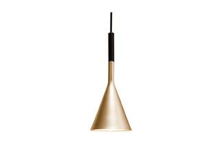 Pendelleuchte Bob gold lackiert