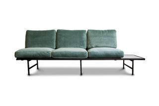 Samt und Marmor Sofa Carthy