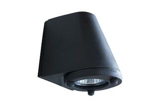 Schwarze Wandleuchte für draußen Aix