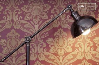 Verstellbare silberne Metall-Leselampe Elkins