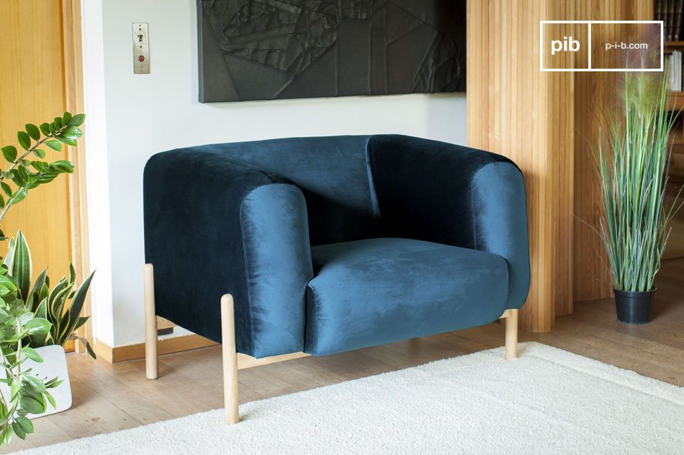 Ein charmanter Sessel mit einem vollendeten skandinavischen Look.