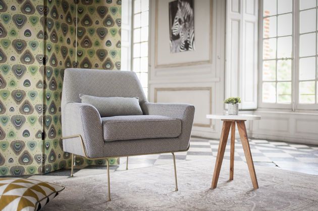 Stoff-Lounge-Sessel Hilda
