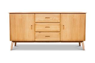 Sideboard aus Eichenholz Kadrell
