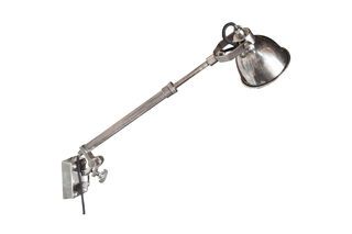 Silber Teleskop-Wandleuchte Tuk