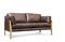 Miniaturansicht 2-Sitzer Sofa aus Schokoladenleder Ariston ohne jede Grenze
