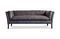 Miniaturansicht Dreisitzer Sofa aus grauem Leder Hamar ohne jede Grenze