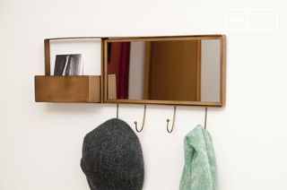 Spiegel und Wandgarderobe Mimizan