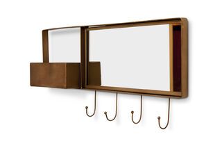 Spiegel und Wandgarderobe Mimizan