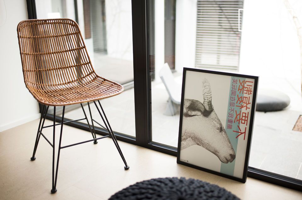 Die Kombination von Rattan, Metall und Vintage Design 