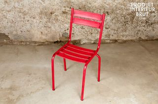 Stuhl Pretty mit roter Patina