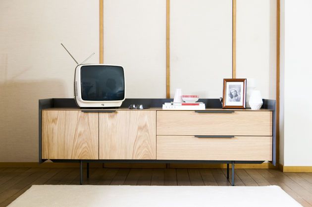 Skandinavisches Sideboard aus hellem Holz Jackson