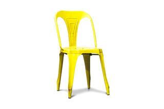 Vintage-Stuhl Multipl's Antikes Gelb