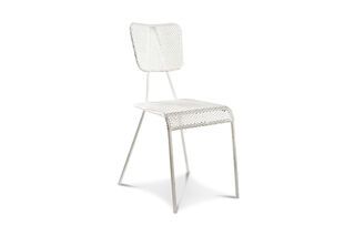 Weißer Stuhl Métalo